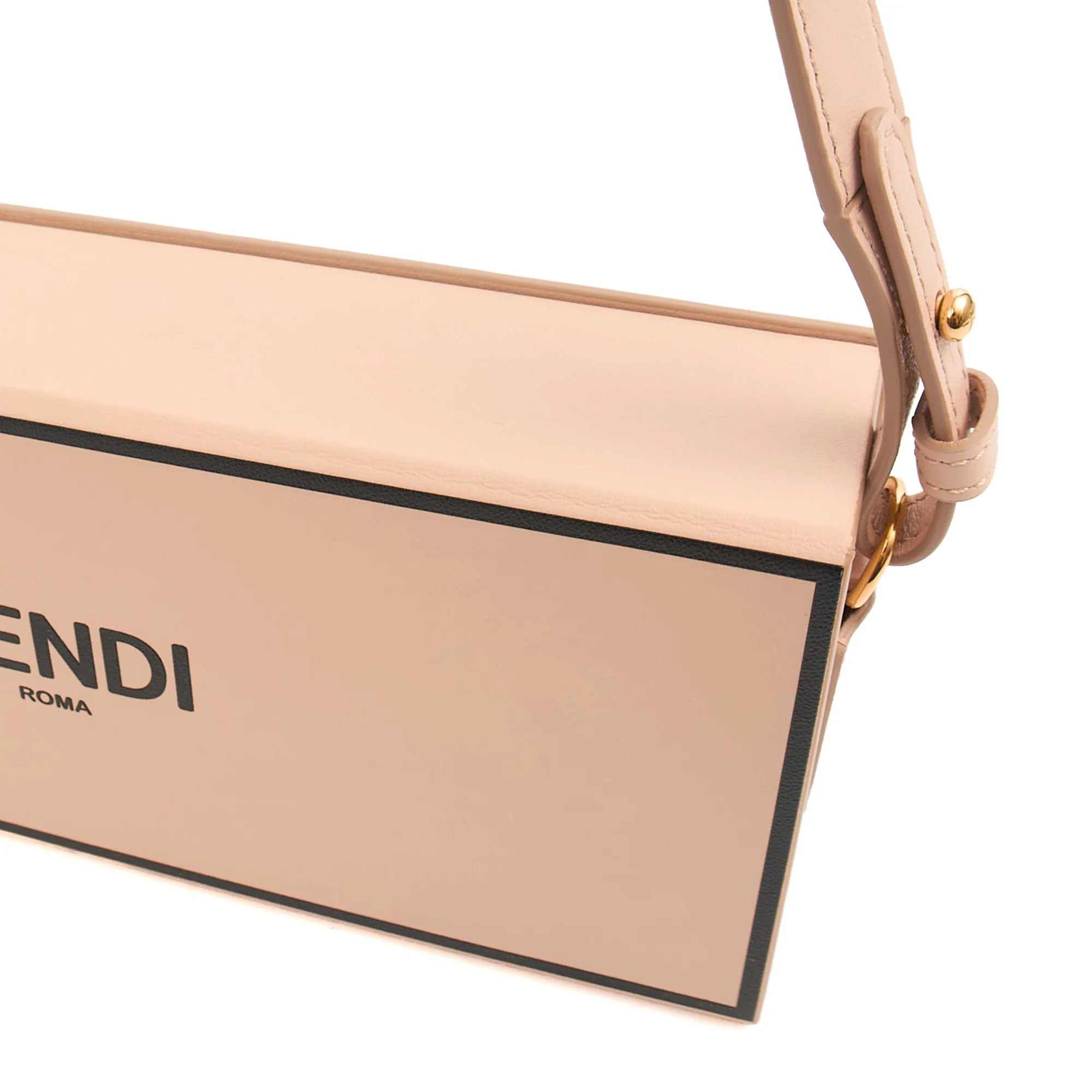 Picture of Fendi Cross Body Vertical Box Bag in Pink, Leather