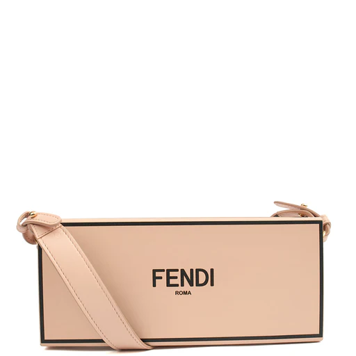 Picture of Fendi Cross Body Vertical Box Bag in Pink, Leather