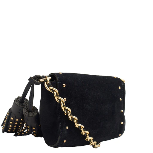 Picture of Mulberry Mini Bag Lily - Mini  in Navy, Suede