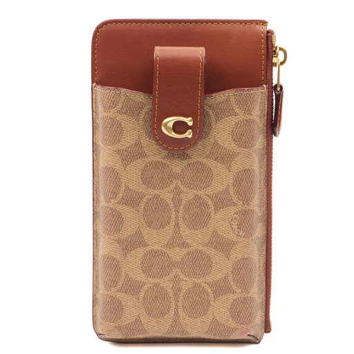 Picture of Coach Wallet Tabby Wallet in Brown, Leather