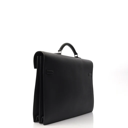 Picture of Hermes Tote Sac A Depeche in Black, Epsom Leather