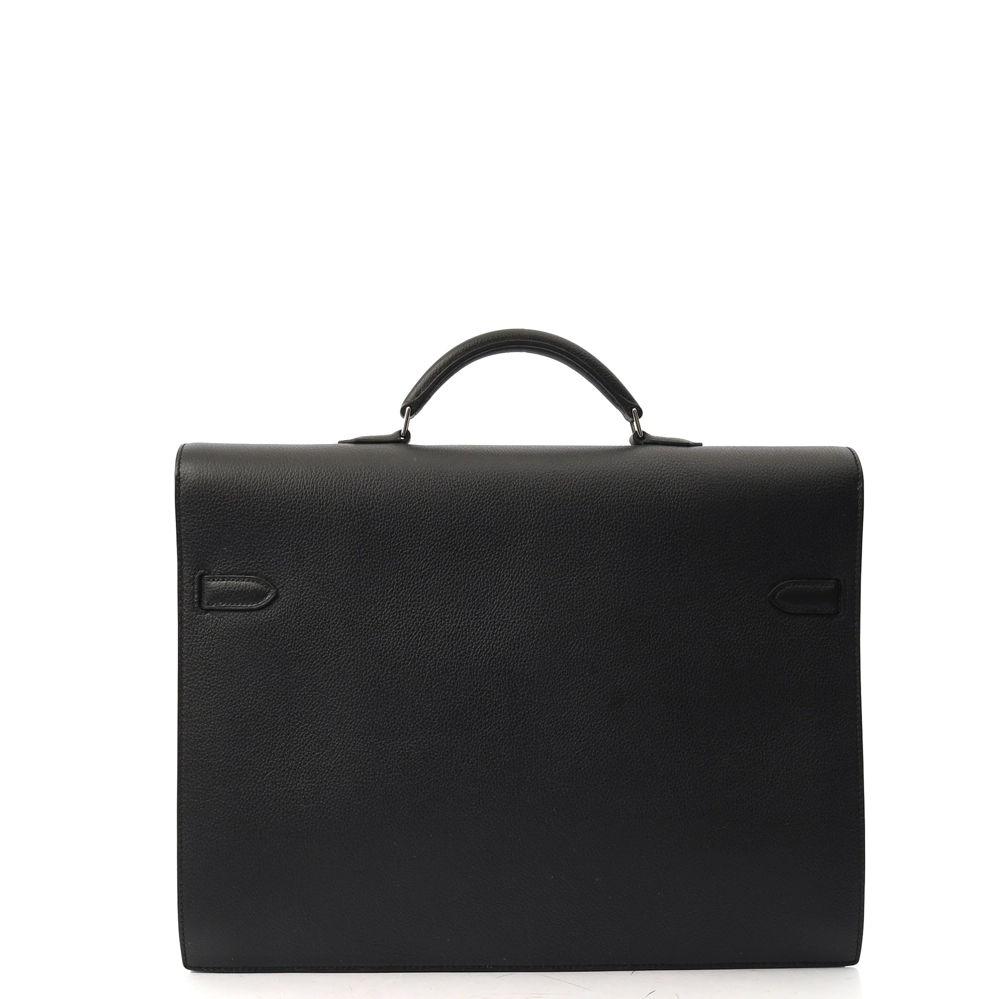 Picture of Hermes Tote Sac A Depeche in Black, Epsom Leather