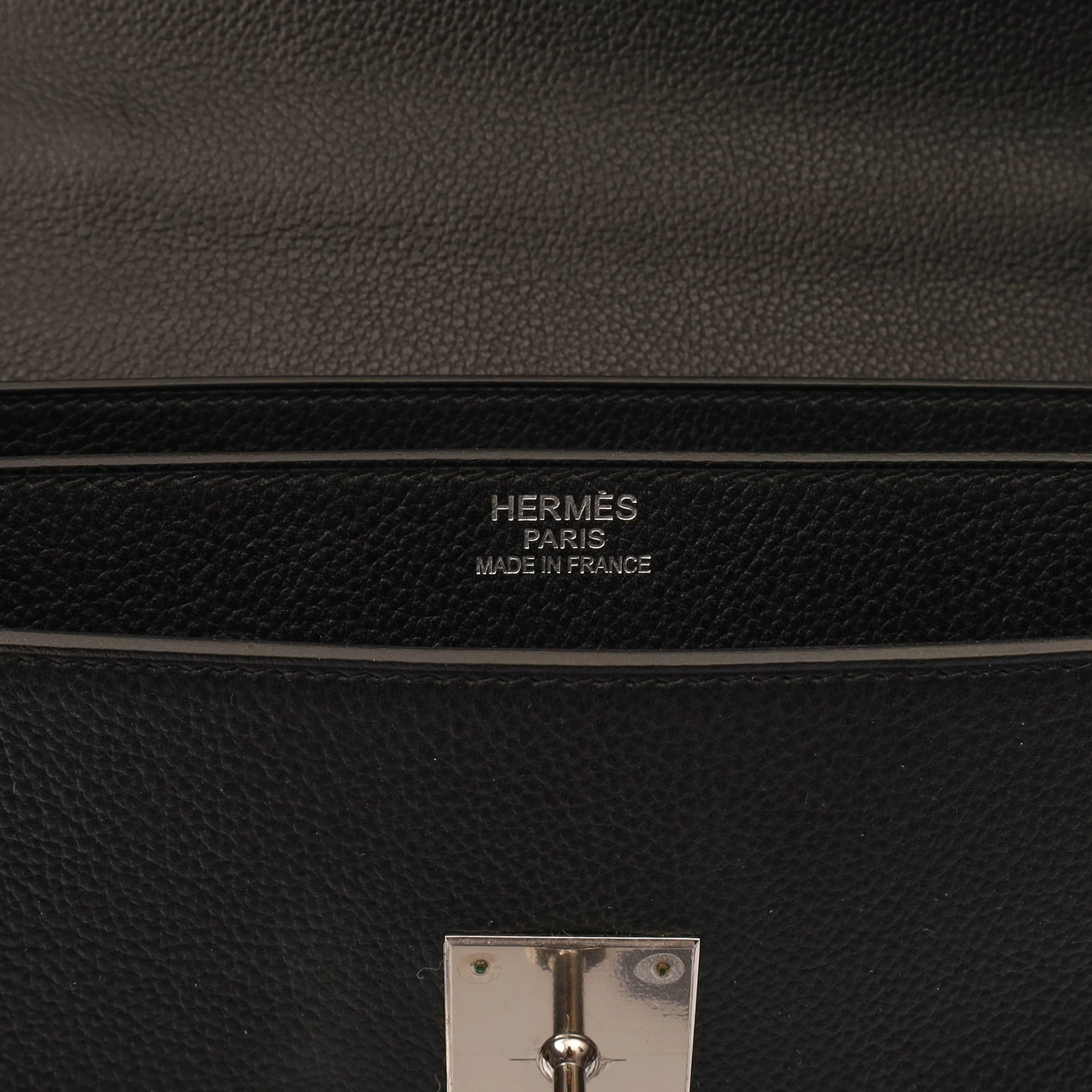 Picture of Hermes Tote Sac A Depeche in Black, Epsom Leather