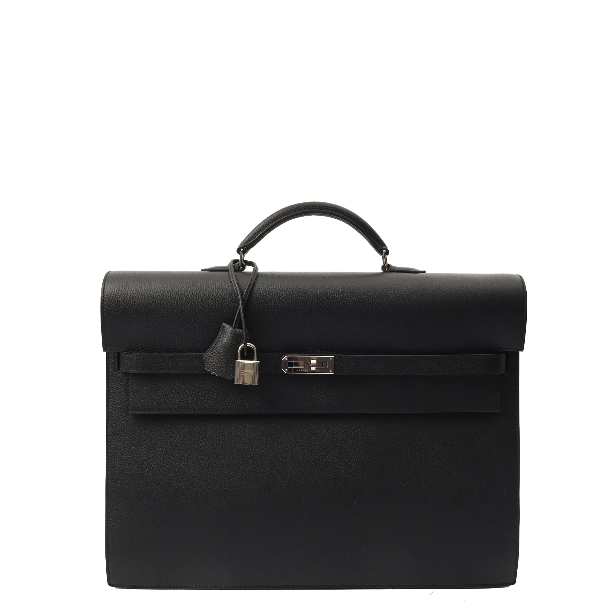 Picture of Hermes Tote Sac A Depeche in Black, Epsom Leather