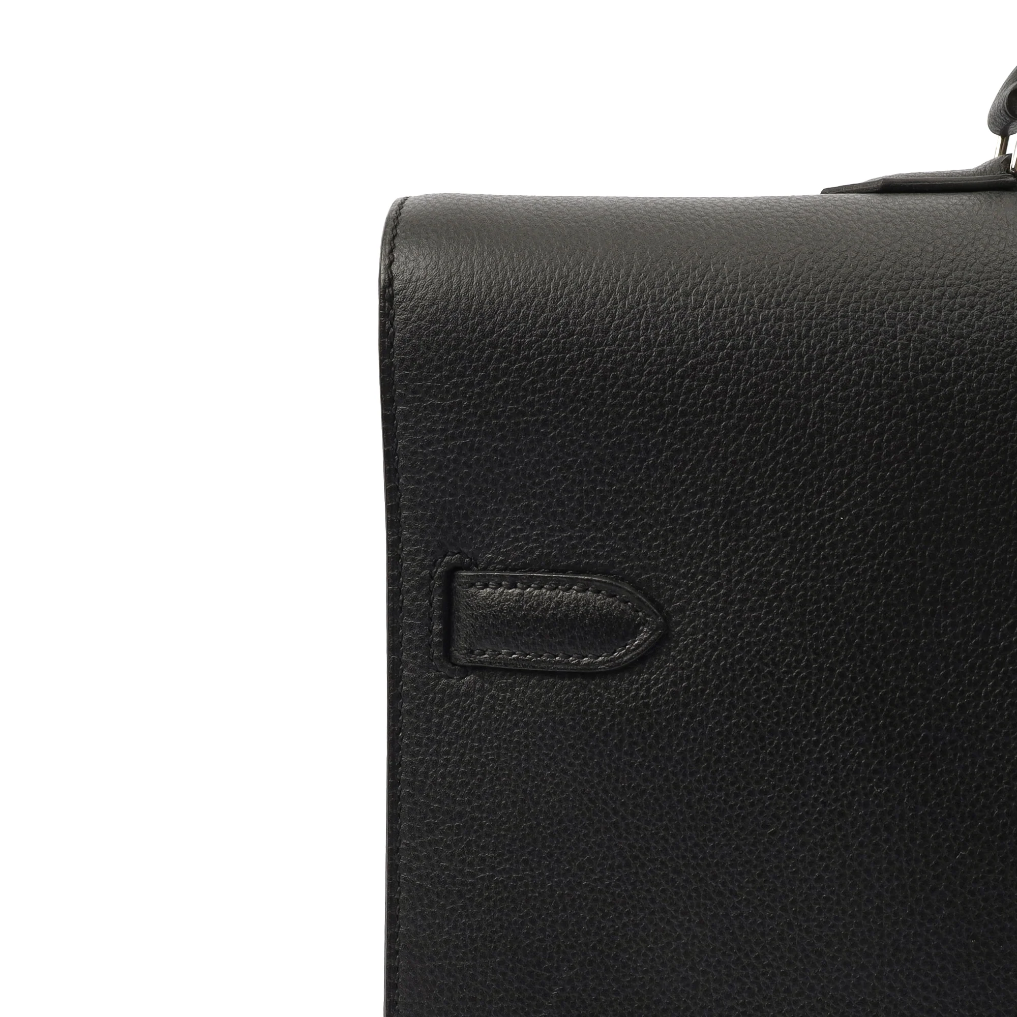 Picture of Hermes Tote Sac A Depeche in Black, Epsom Leather