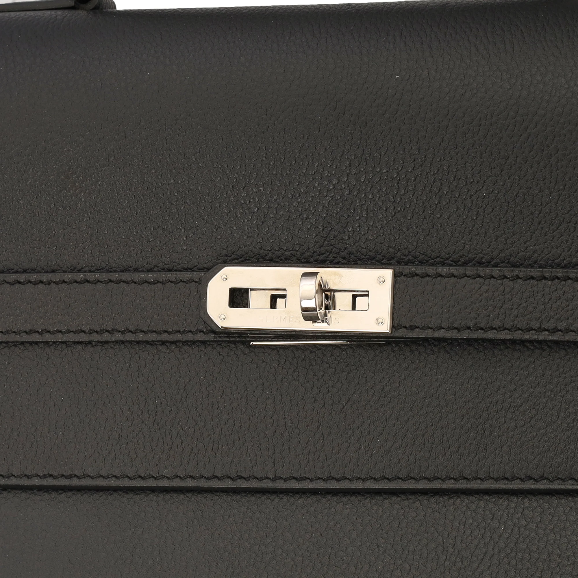 Picture of Hermes Tote Sac A Depeche in Black, Epsom Leather