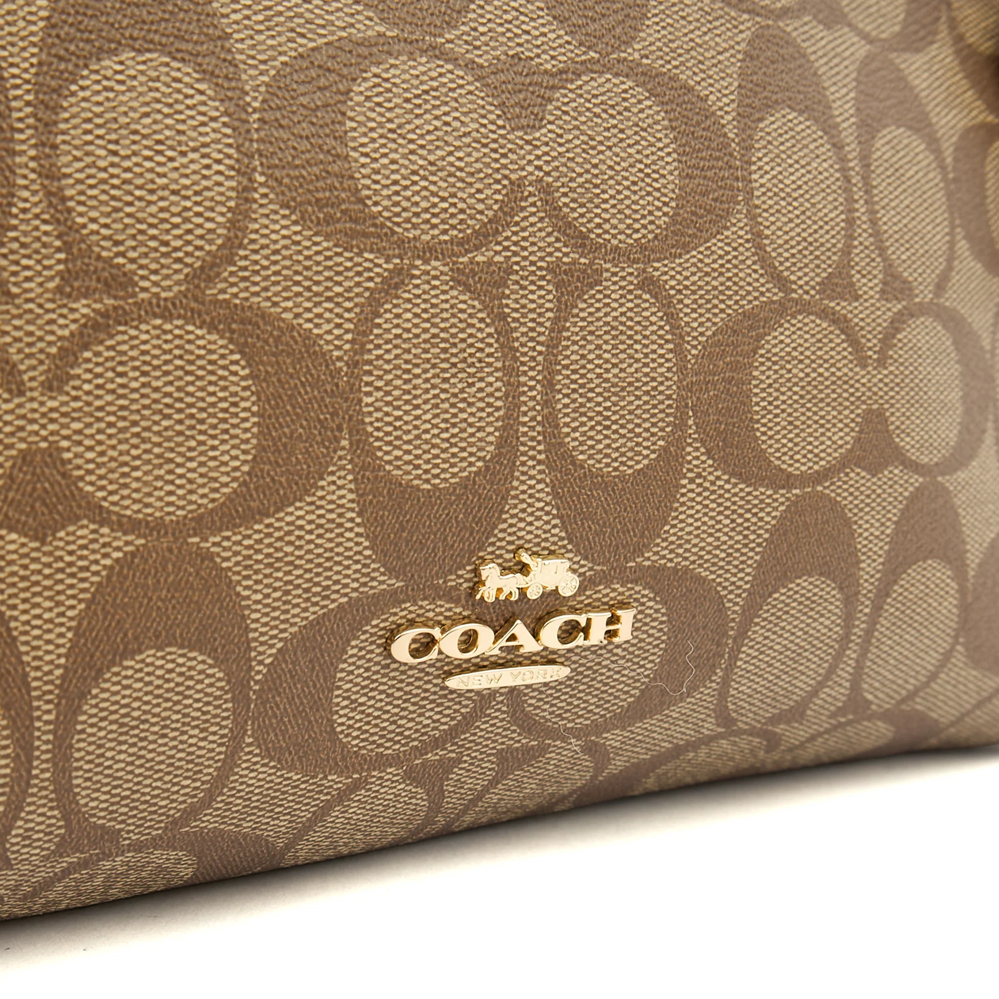 Picture of Coach Cross Body Signature Crossbody in Brown, Leather