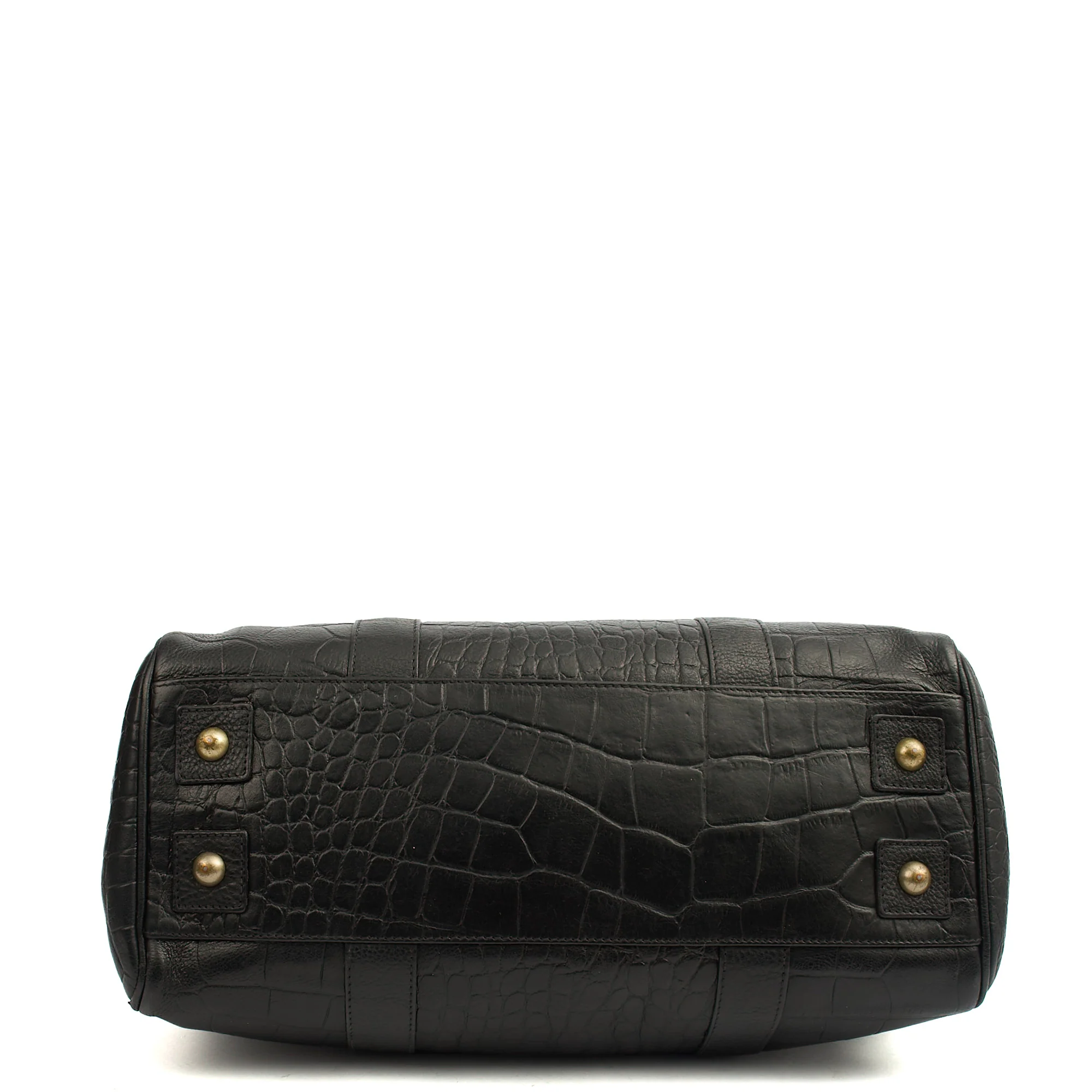 Picture of Mulberry Tote Bayswater Heritage in Black, Exotic Effect Leather