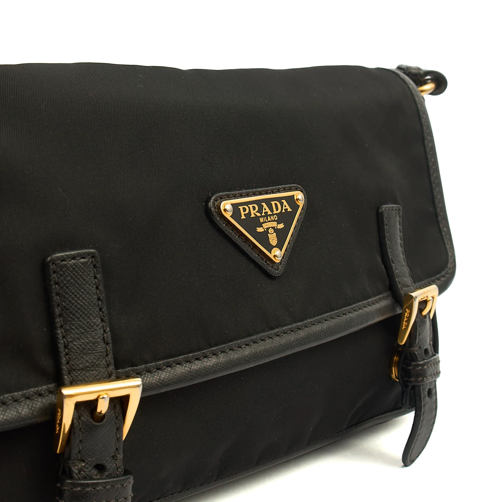 Picture of Prada Satchel Nylon Satchel in Black, Nylon