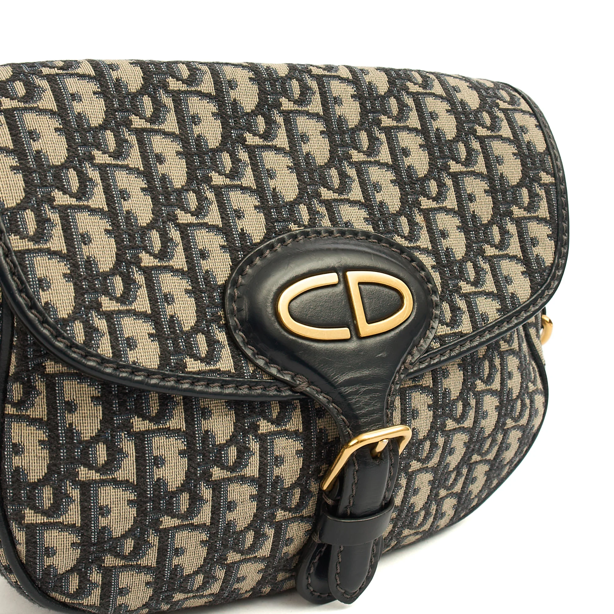 Picture of Christian Dior Cross Body Bobby- East West  in Blue, Fabric