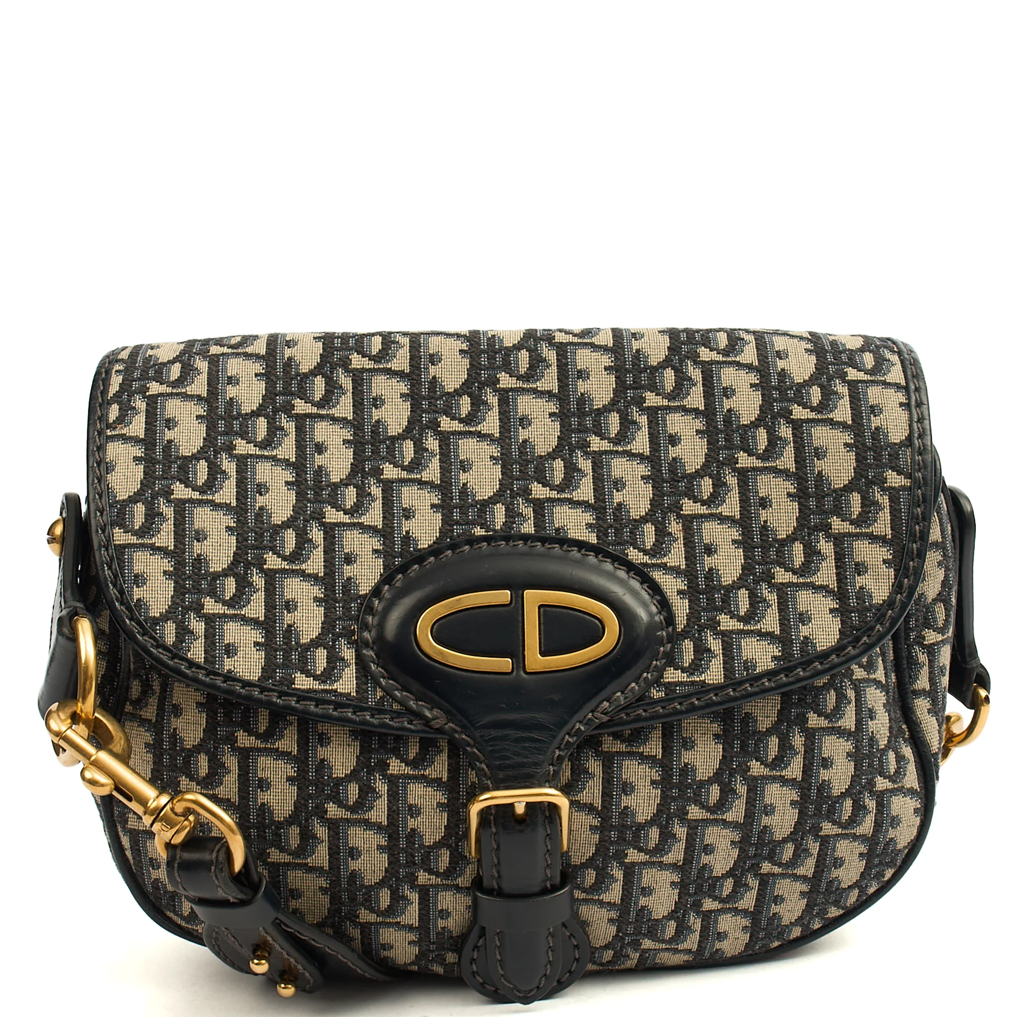 Picture of Christian Dior Cross Body Bobby- East West  in Blue, Fabric