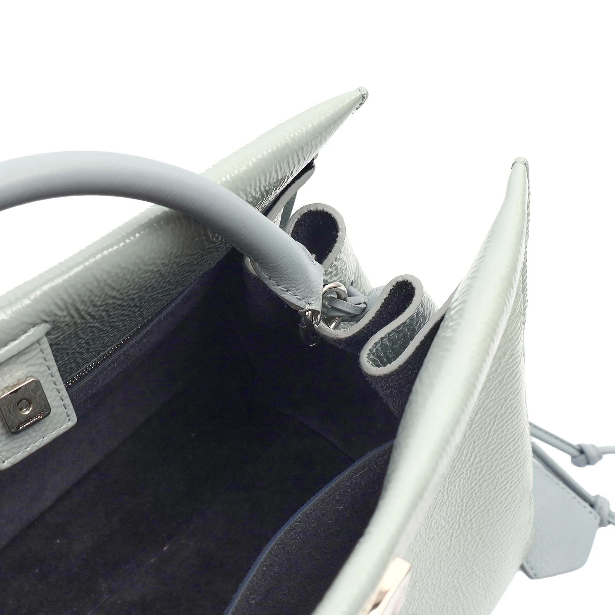 Picture of Mulberry Tote Iris - Large in Blue, Patent Leather