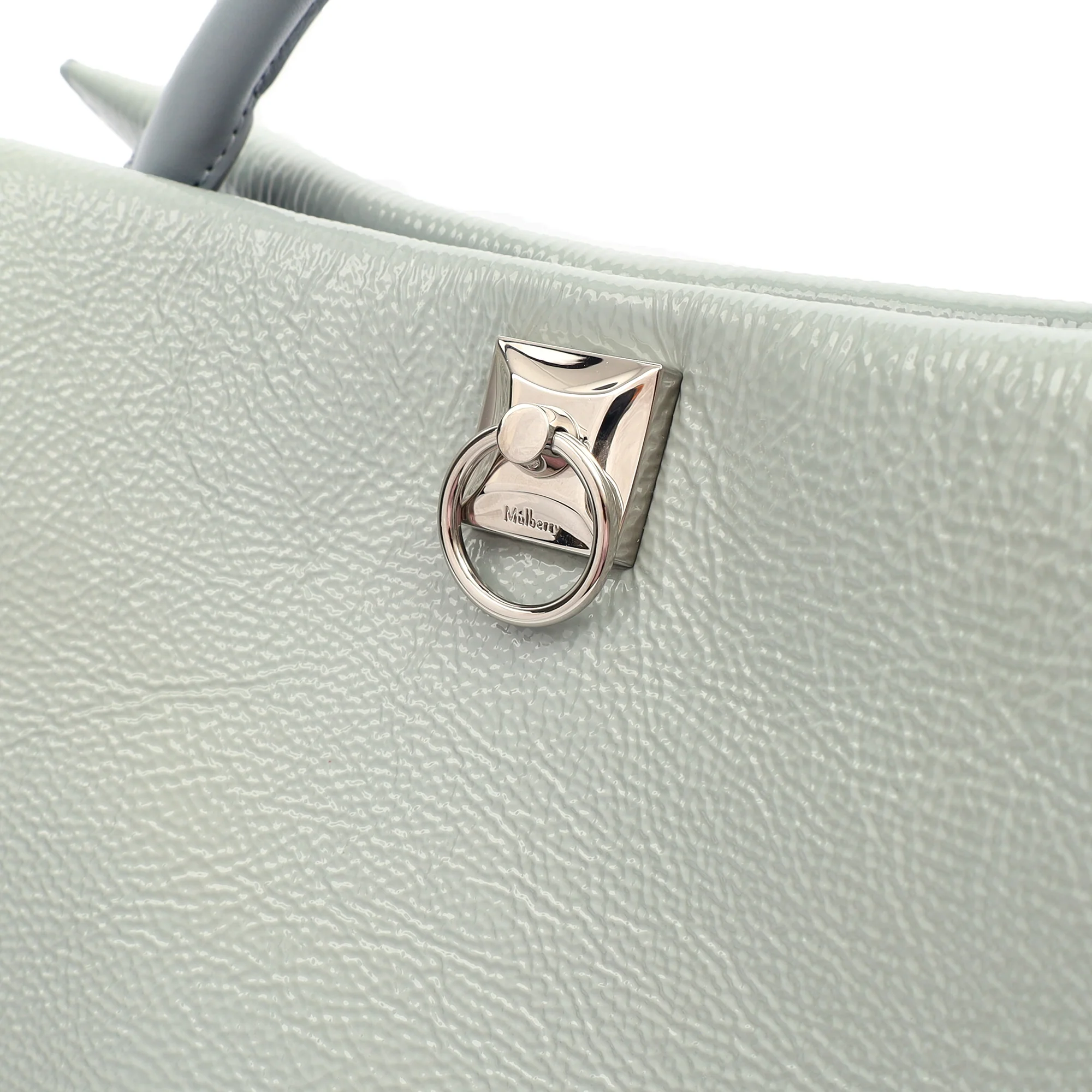 Picture of Mulberry Tote Iris - Large in Blue, Patent Leather