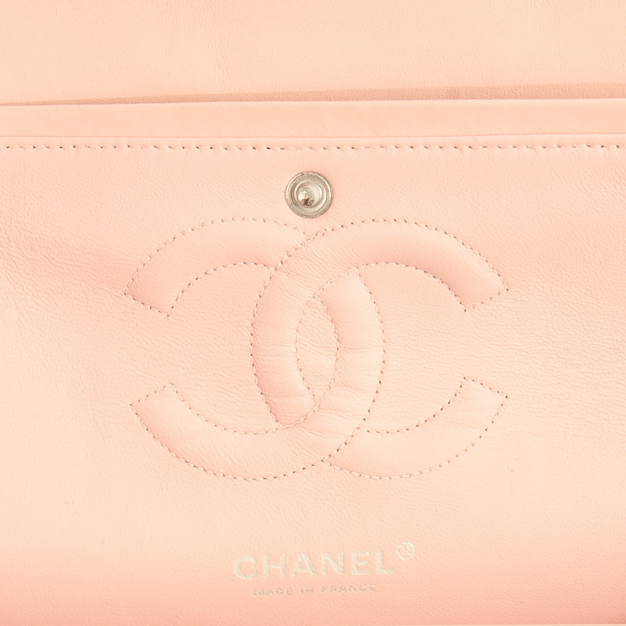 Picture of Chanel Shoulder Bag Classic Double Flap - Medium in Pink, Calfskin Leather