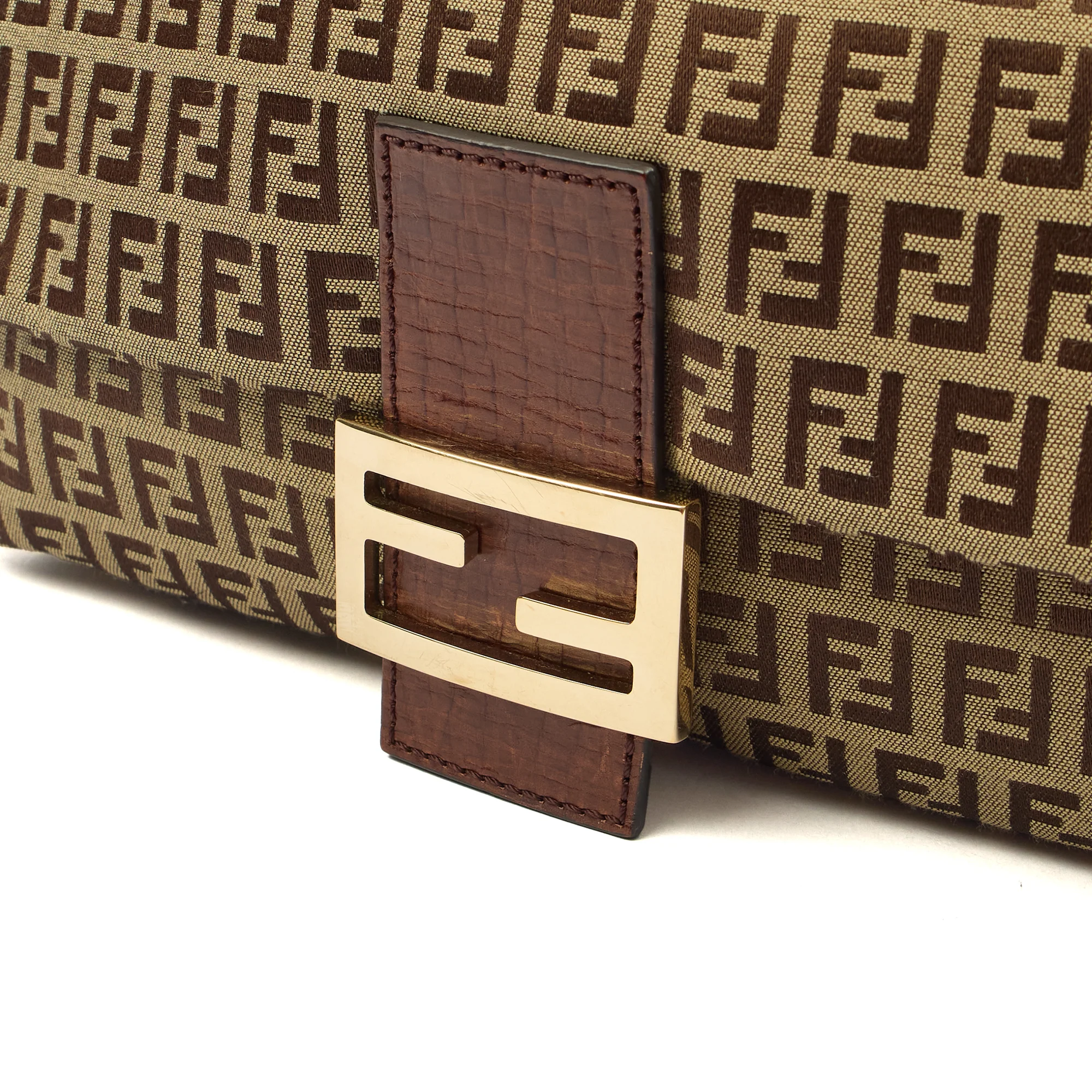 Picture of Fendi Shoulder Bag Mama in Zucca FF, Canvas