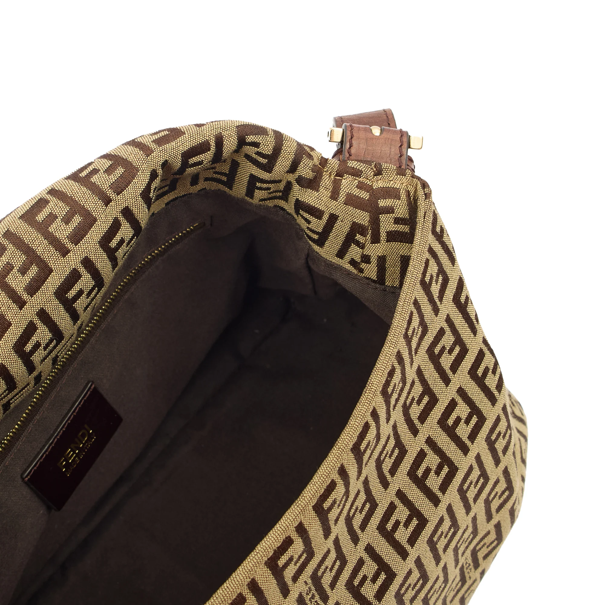 Picture of Fendi Shoulder Bag Mama in Zucca FF, Canvas