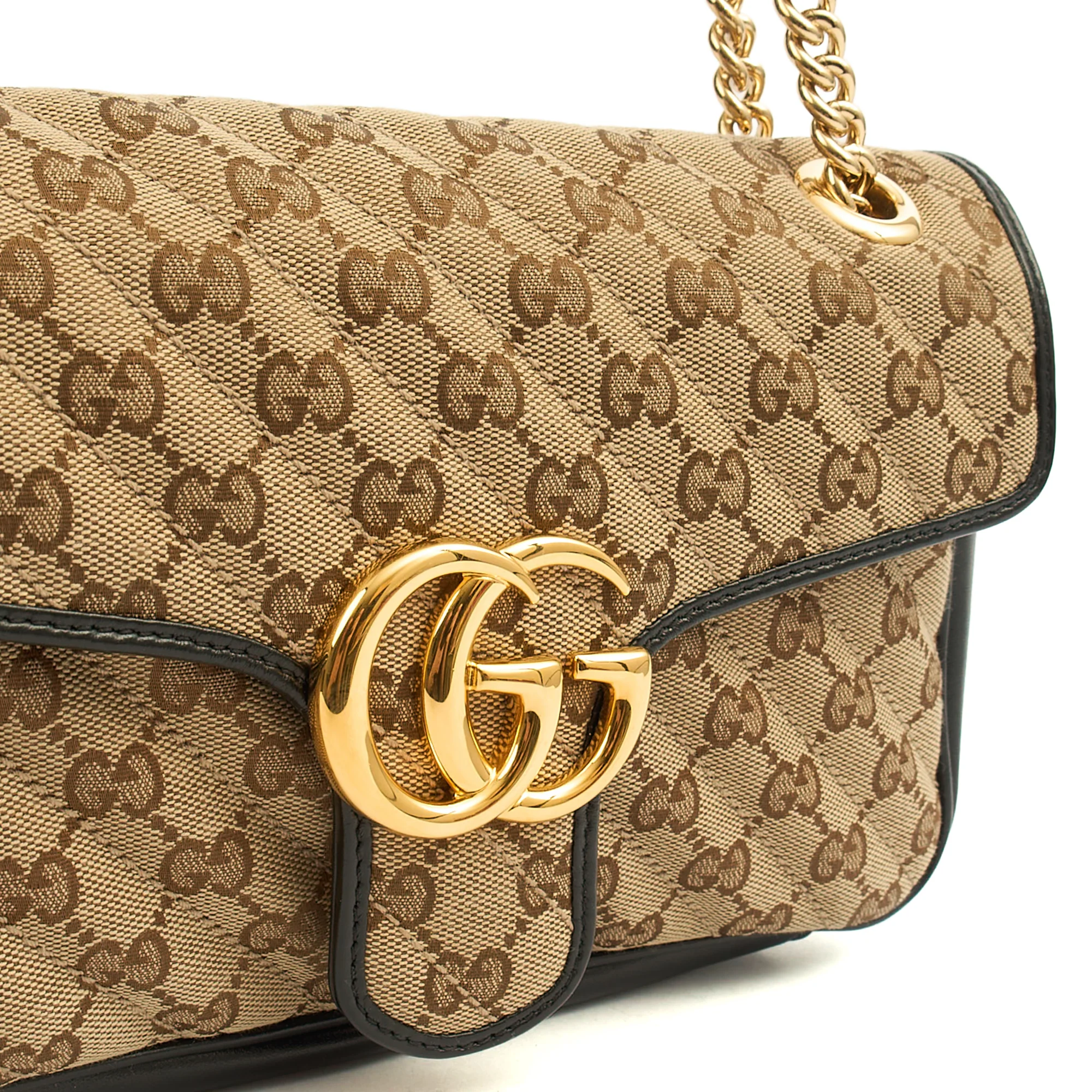 Picture of Gucci Shoulder Bag Marmont Shoulder Bag - Small in GG Supreme, Canvas