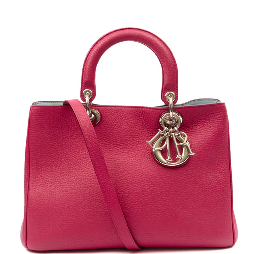 Picture of Christian Dior Tote Diorissimo - Small in Pink, Leather