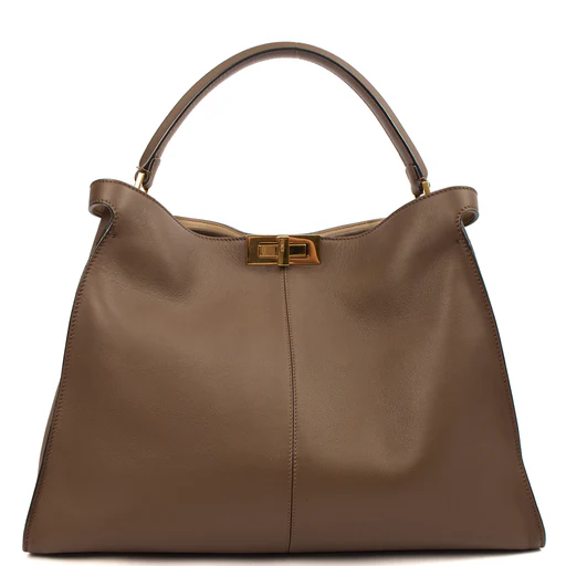 Picture of Fendi Tote Peekaboo - Large in Brown, Leather