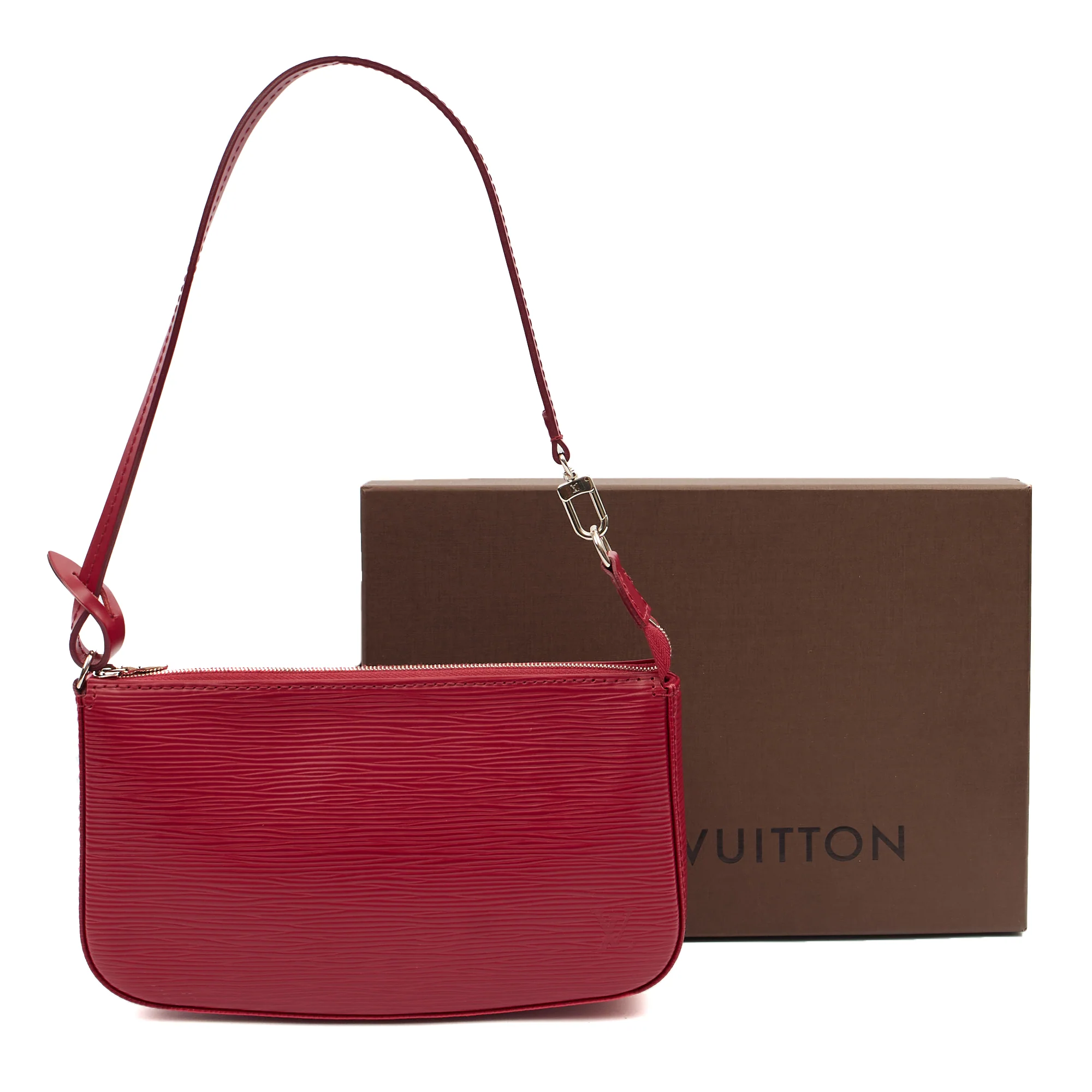 Picture of Louis Vuitton Mini Bag Pochette in Black, Epi Leather