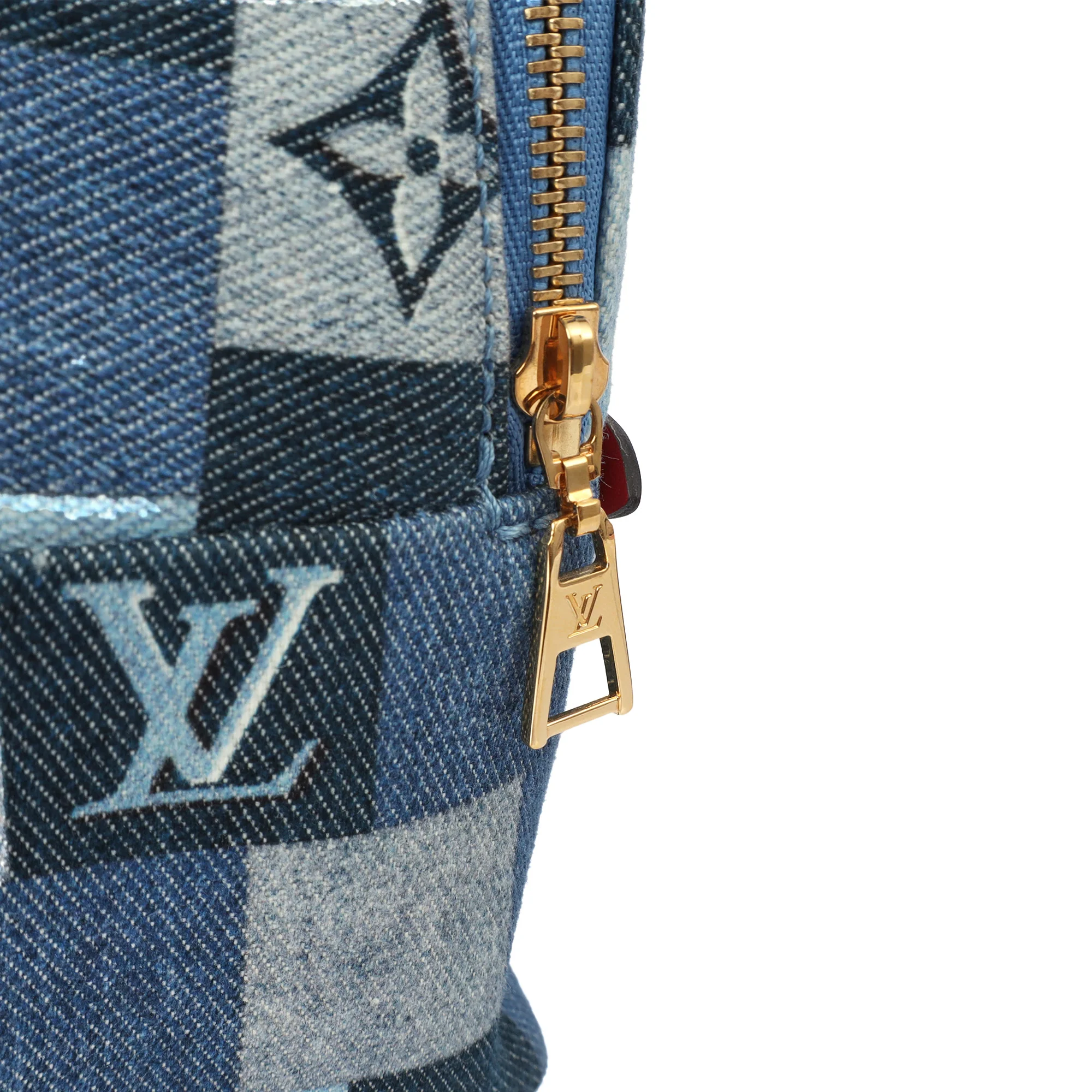Picture of Louis Vuitton Mini Backpack Palm Springs Backpack Mini in Denim, Canvas