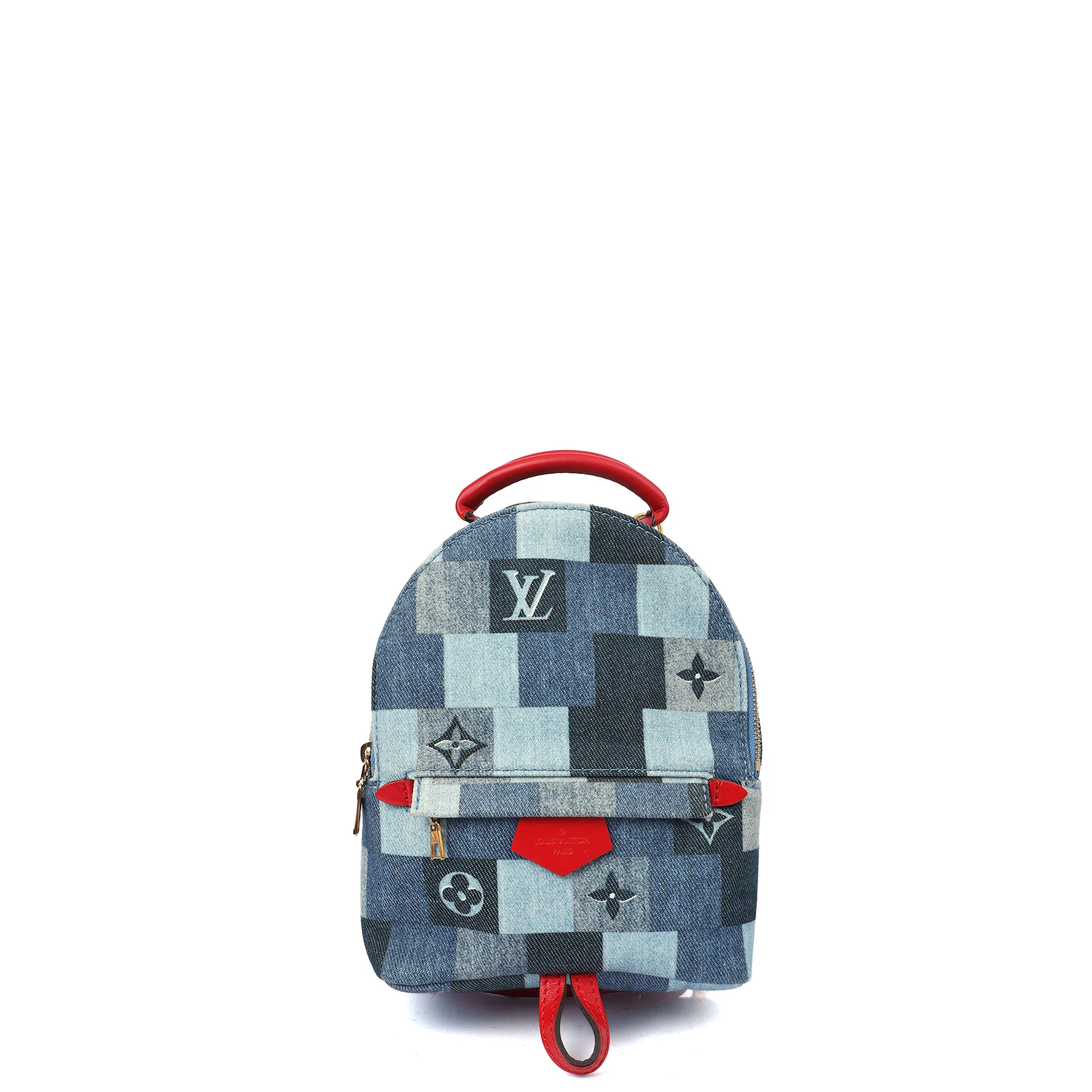 Picture of Louis Vuitton Mini Backpack Palm Springs Backpack Mini in Denim, Canvas