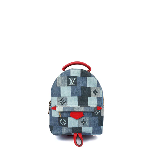 Picture of Louis Vuitton Mini Backpack Palm Springs Backpack Mini in Denim, Canvas