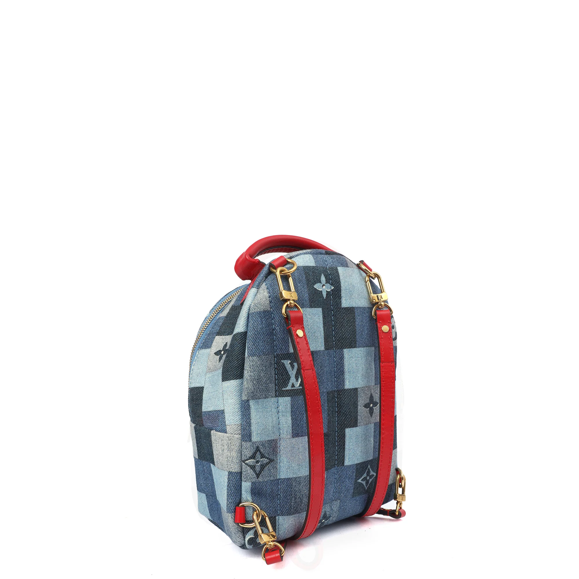 Picture of Louis Vuitton Mini Backpack Palm Springs Backpack Mini in Denim, Canvas