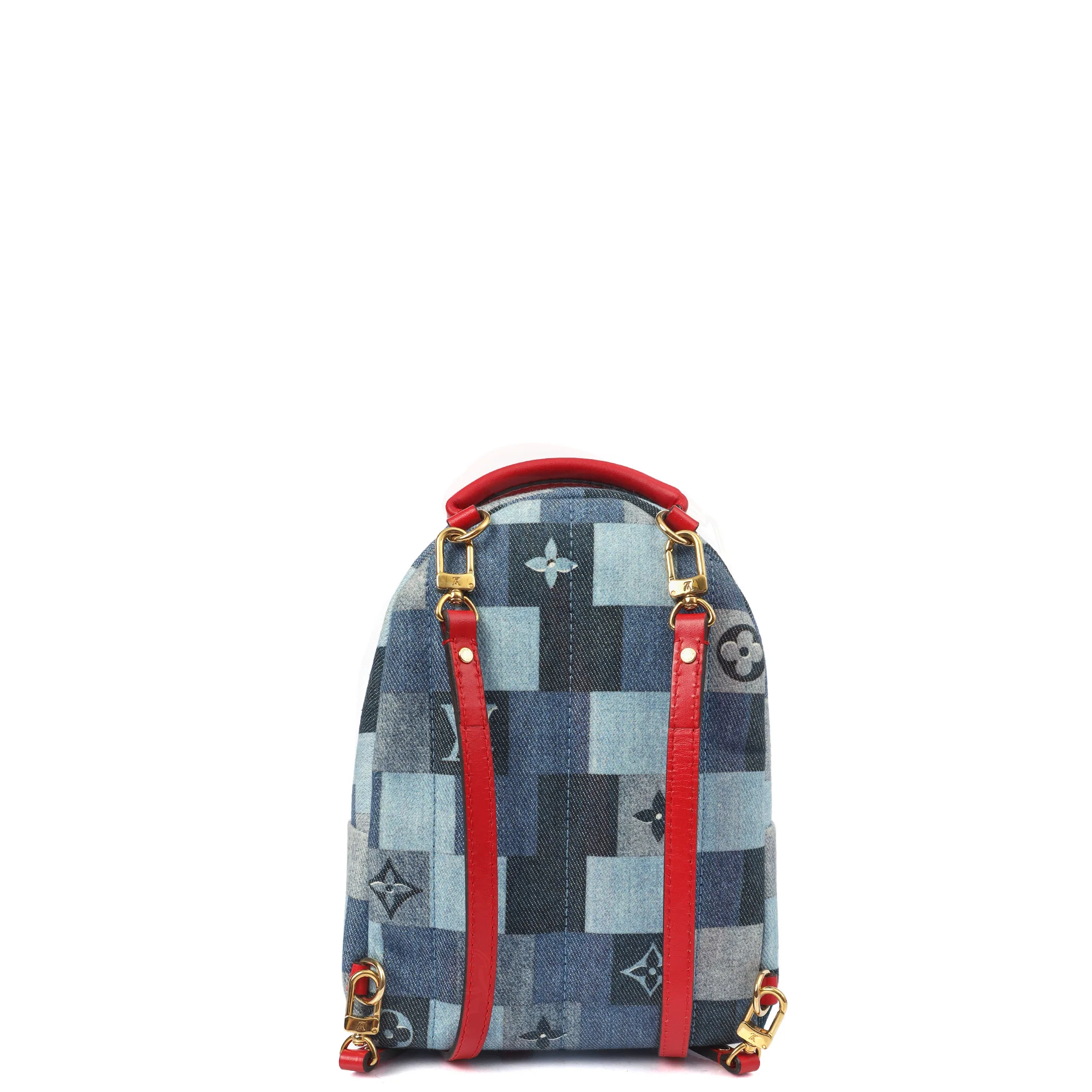 Picture of Louis Vuitton Mini Backpack Palm Springs Backpack Mini in Denim, Canvas