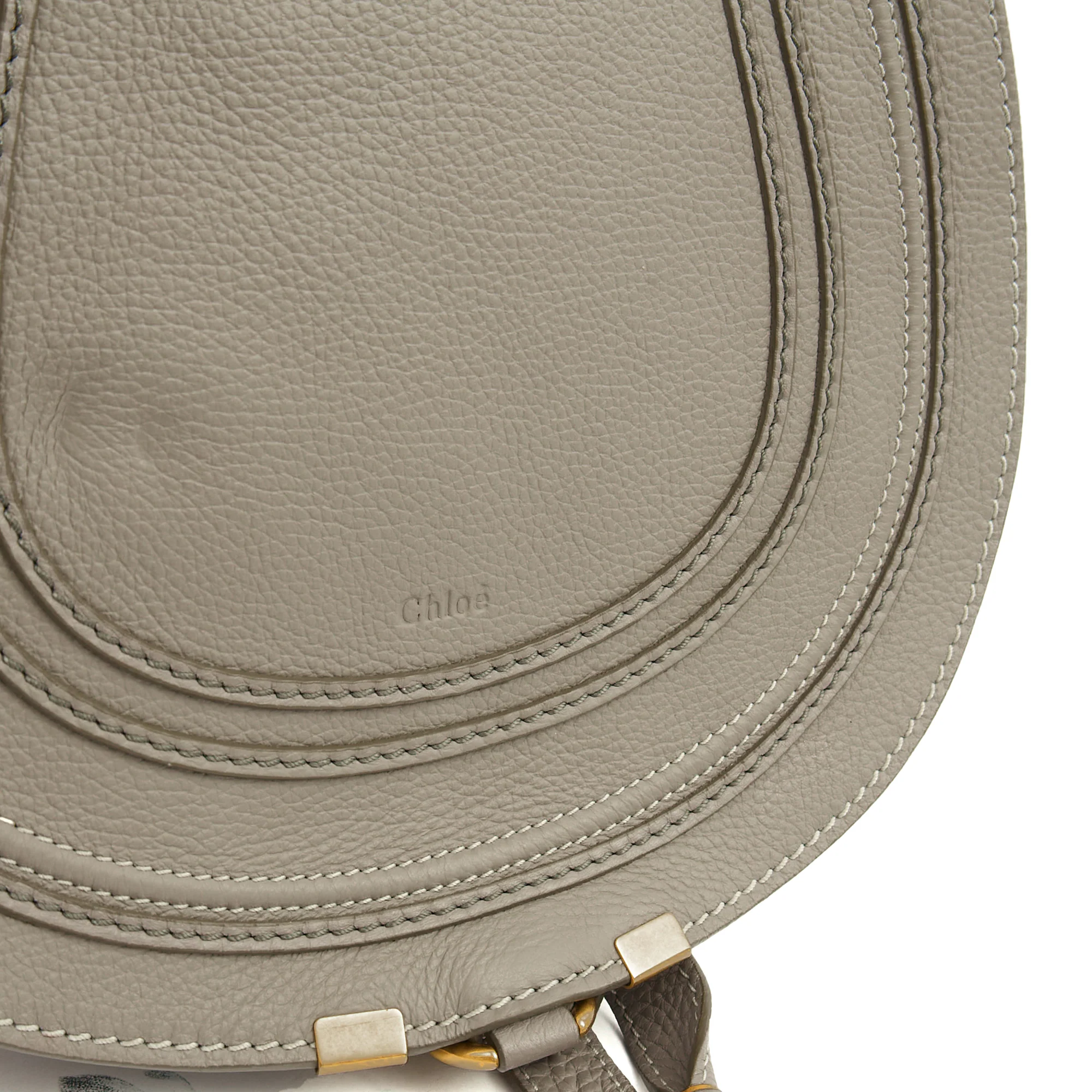 Picture of Chloe Cross Body Marcie - Medium in Grey, Calfskin Leather