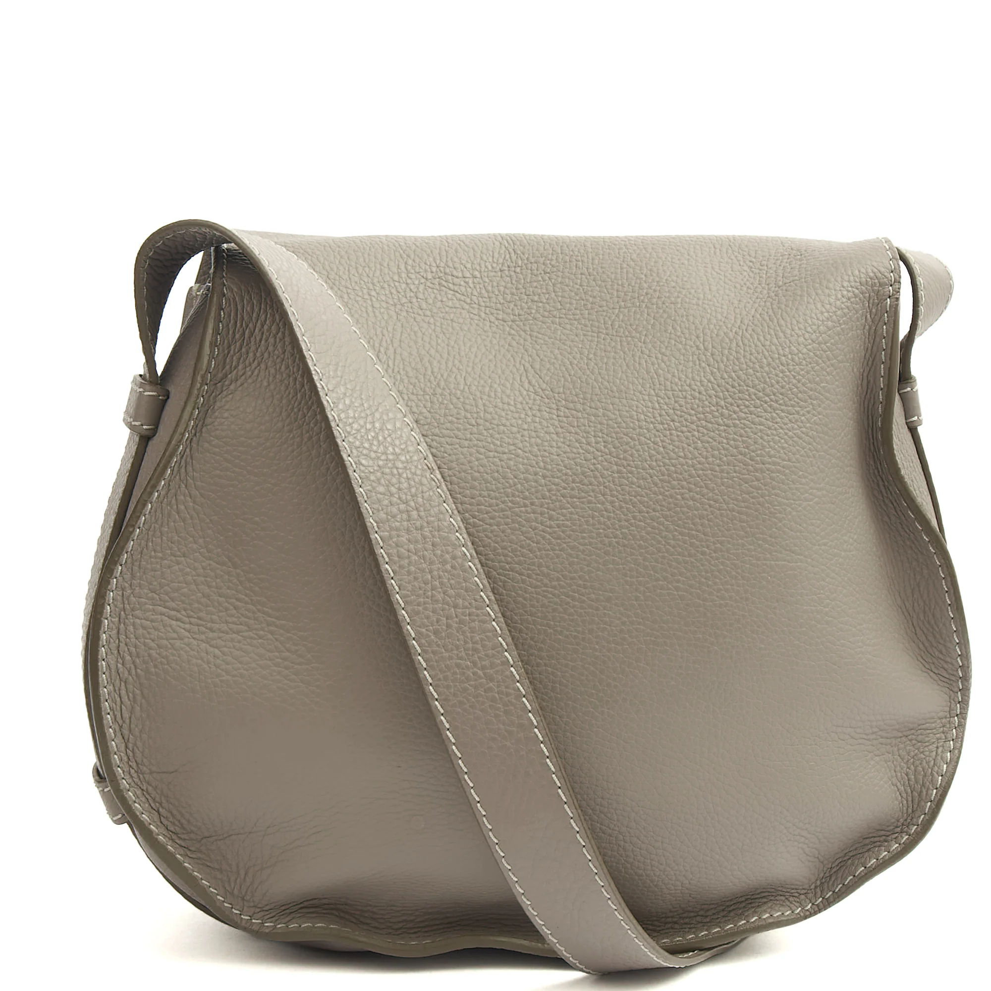 Picture of Chloe Cross Body Marcie - Medium in Grey, Calfskin Leather
