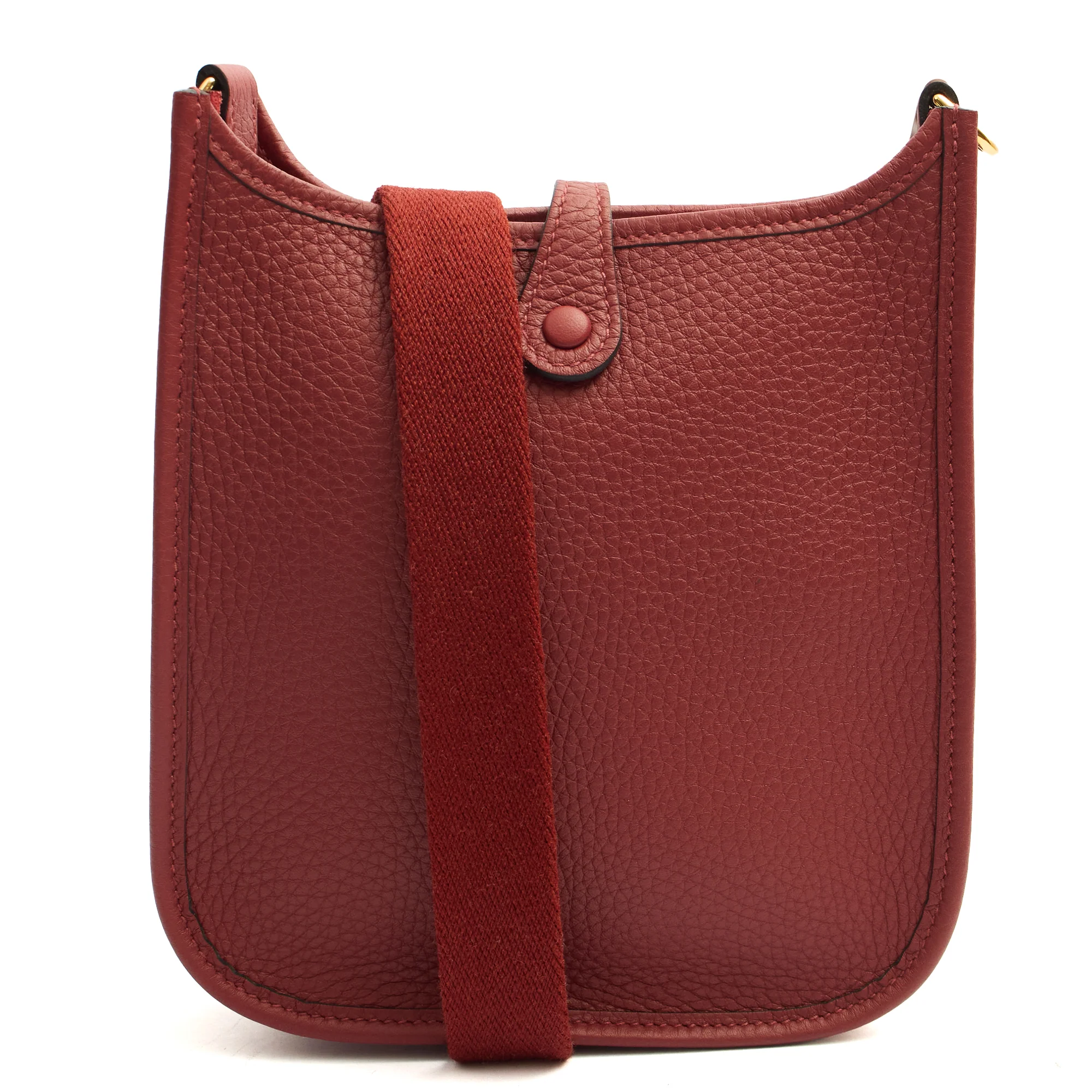 Picture of Hermes Cross Body Evelyne 16 in Rouge H, Togo Leather