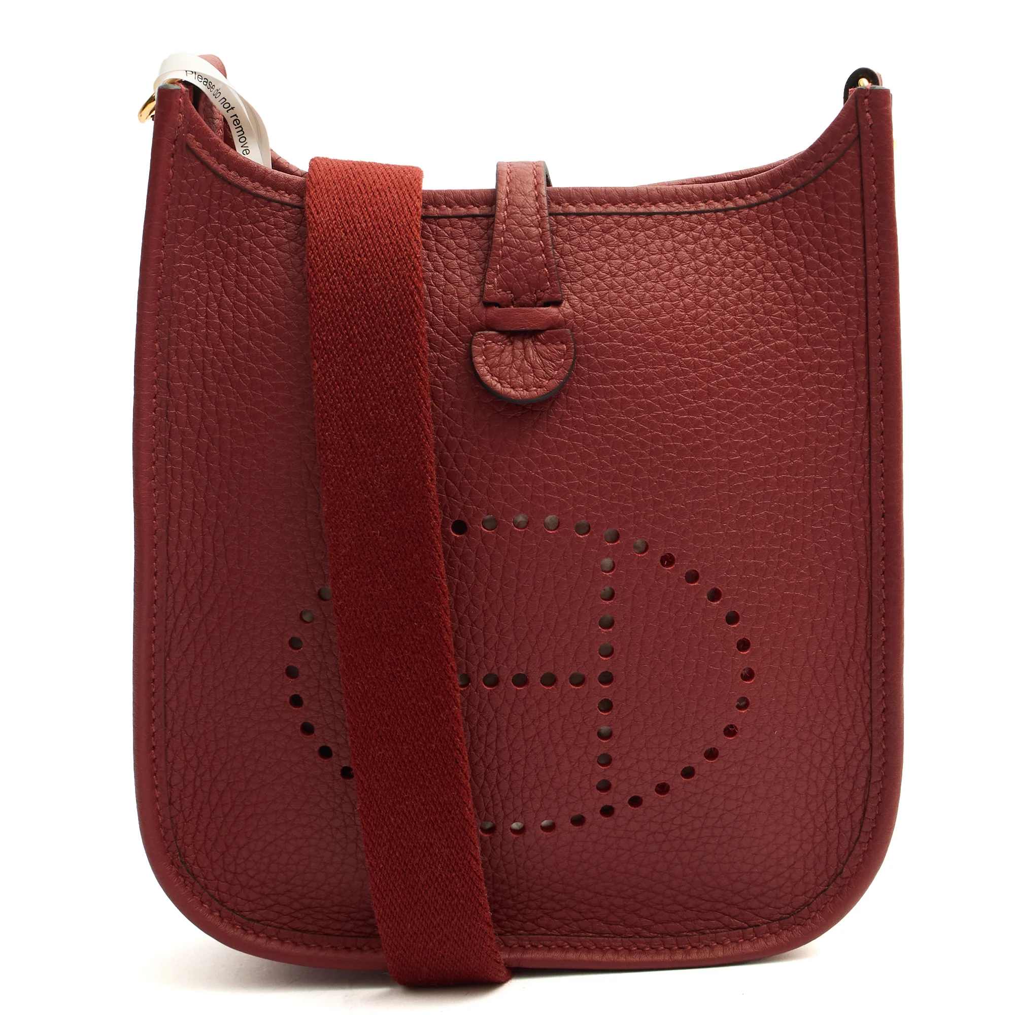Picture of Hermes Cross Body Evelyne 16 in Rouge H, Togo Leather