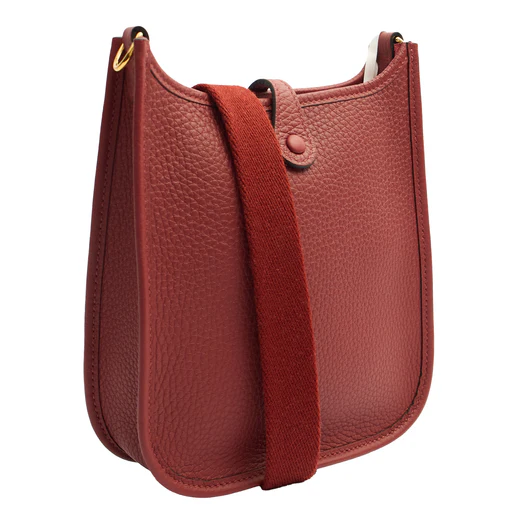 Picture of Hermes Cross Body Evelyne 16 in Rouge H, Togo Leather