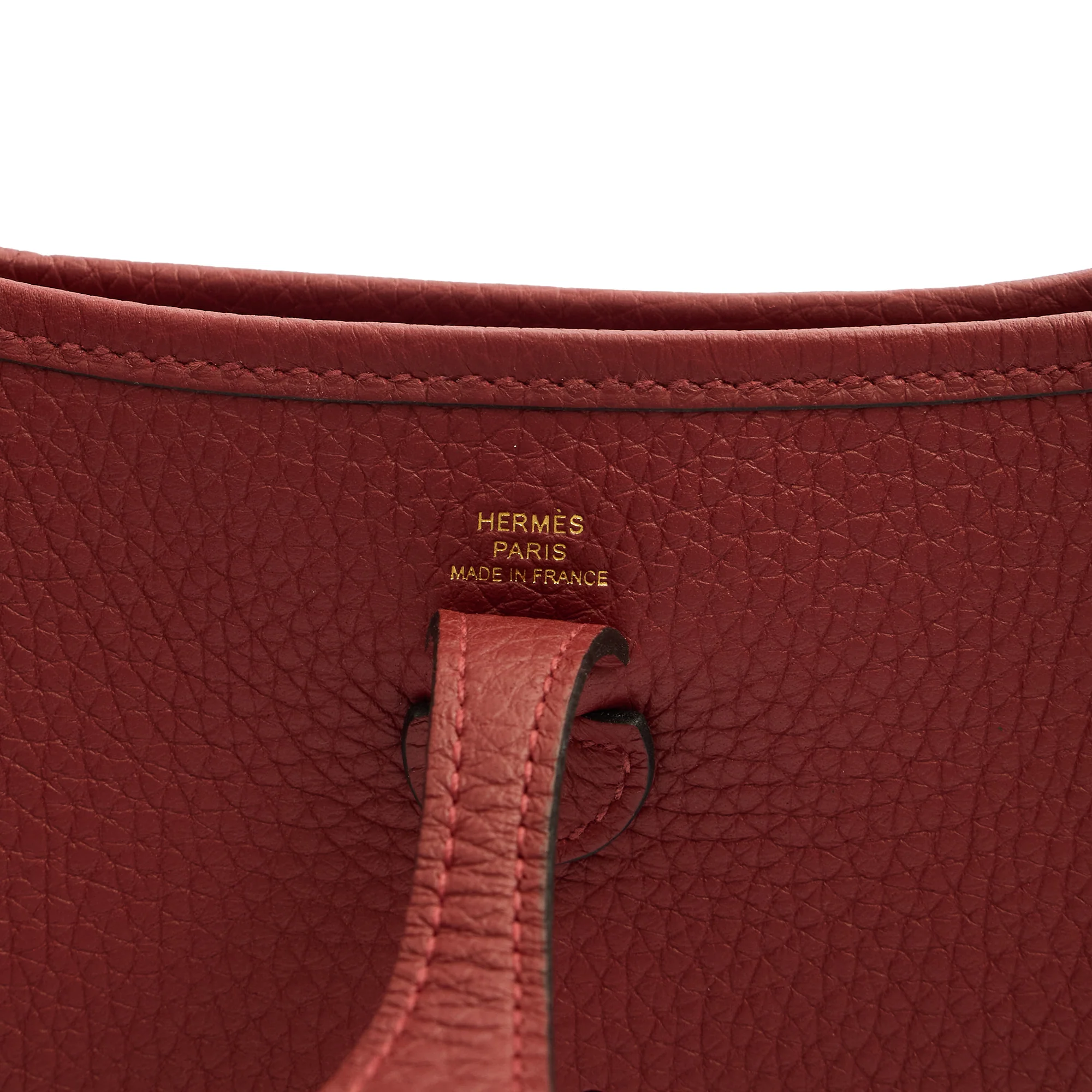 Picture of Hermes Cross Body Evelyne 16 in Rouge H, Togo Leather