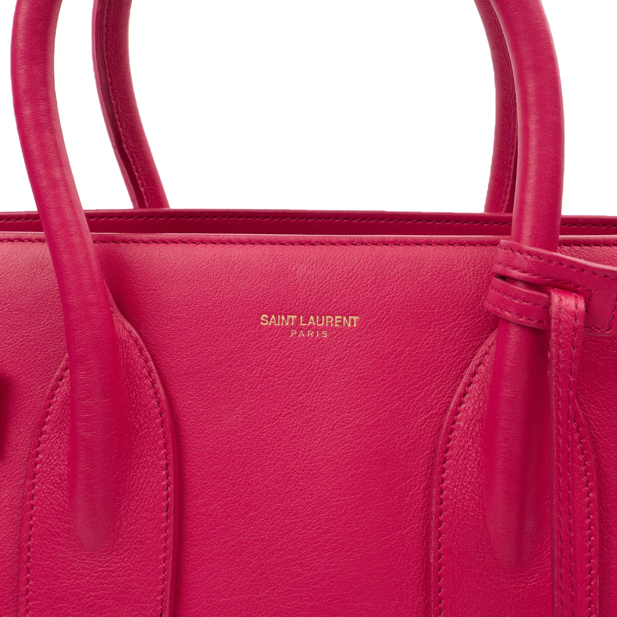 Picture of Saint Laurent Tote Sac de Jour in Pink, Calfskin Leather