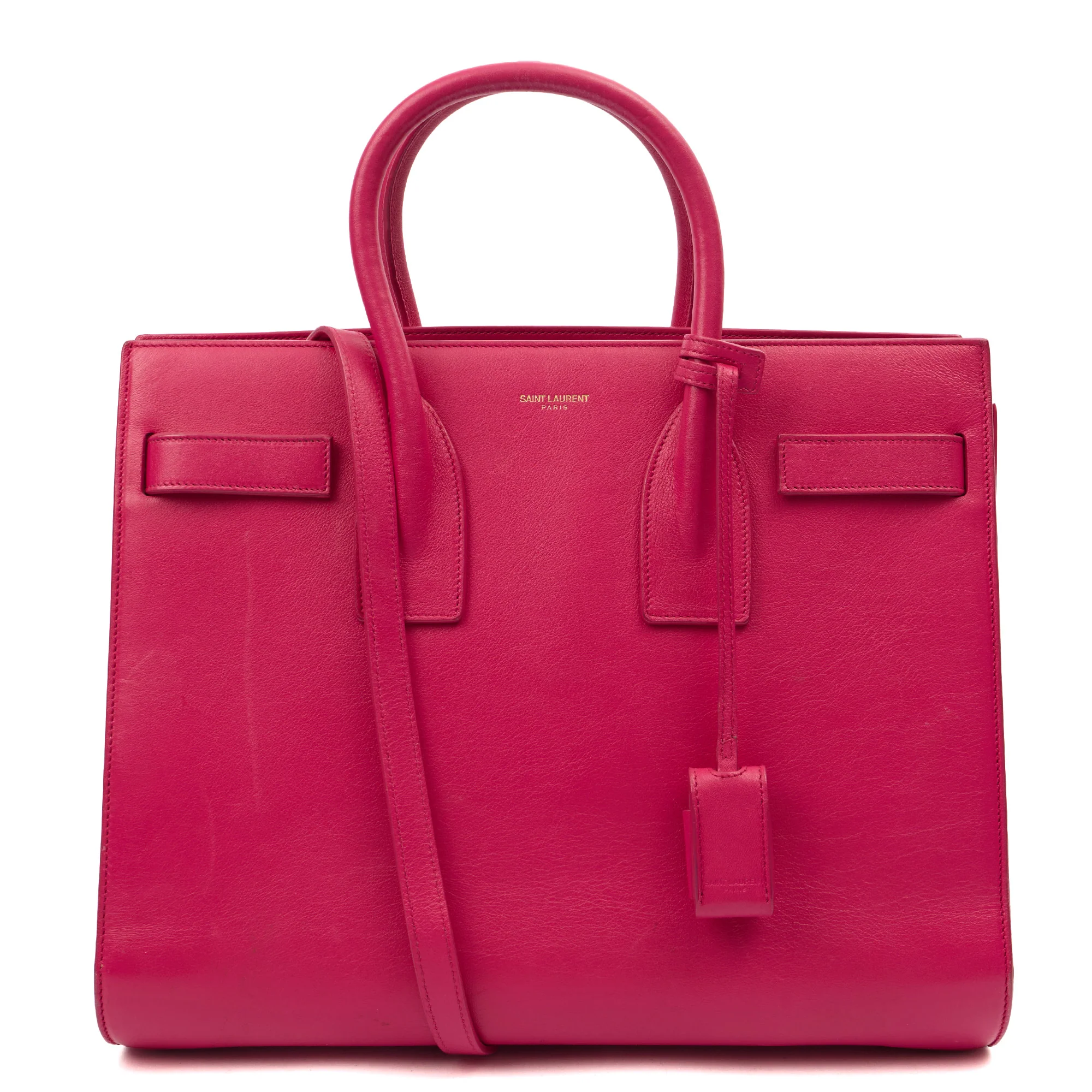 Picture of Saint Laurent Tote Sac de Jour in Pink, Calfskin Leather