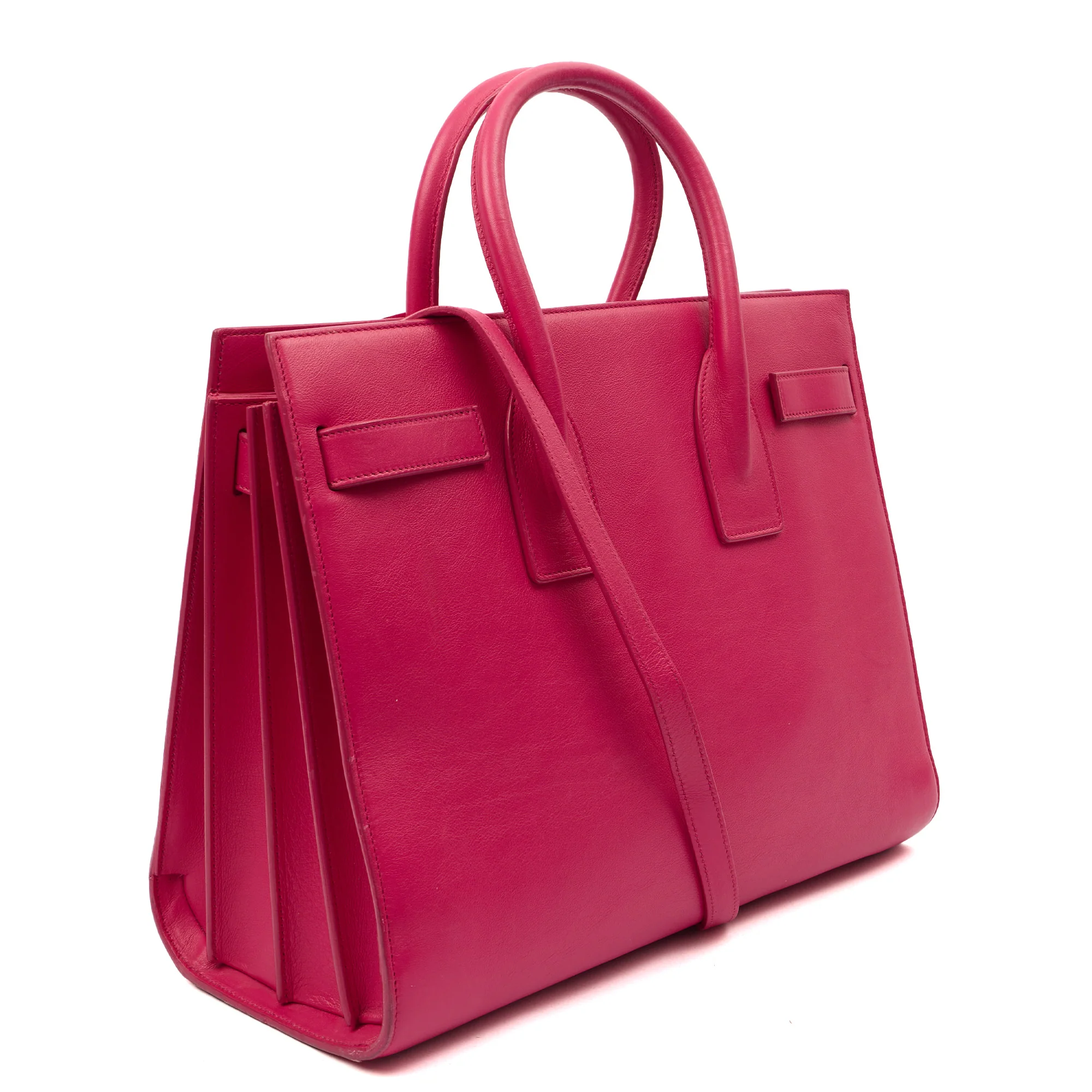 Picture of Saint Laurent Tote Sac de Jour in Pink, Calfskin Leather