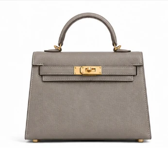 Hermès Mini Kelly 20 Elephant Grey  front view