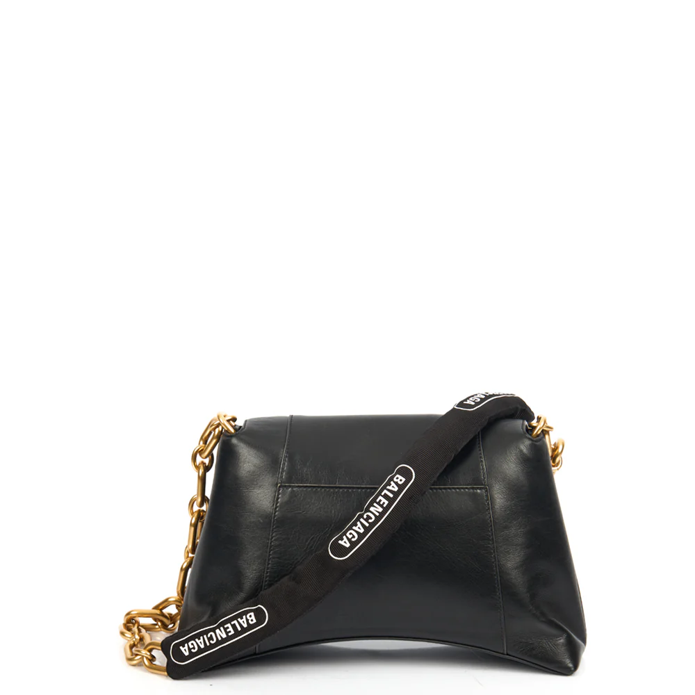 Picture of Balenciaga Shoulder Bag Downtown - Small in Black, Veau (Calfskin)