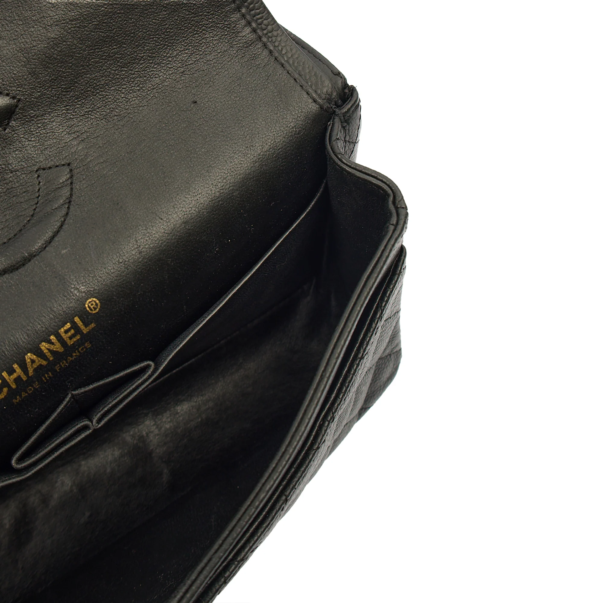 Picture of Chanel Shoulder Bag Classic Double Flap - Medium in Black, Caviar Leather