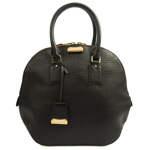 Picture of Burberry Tote Orchard Bowling Bag - Large in Black, Leather