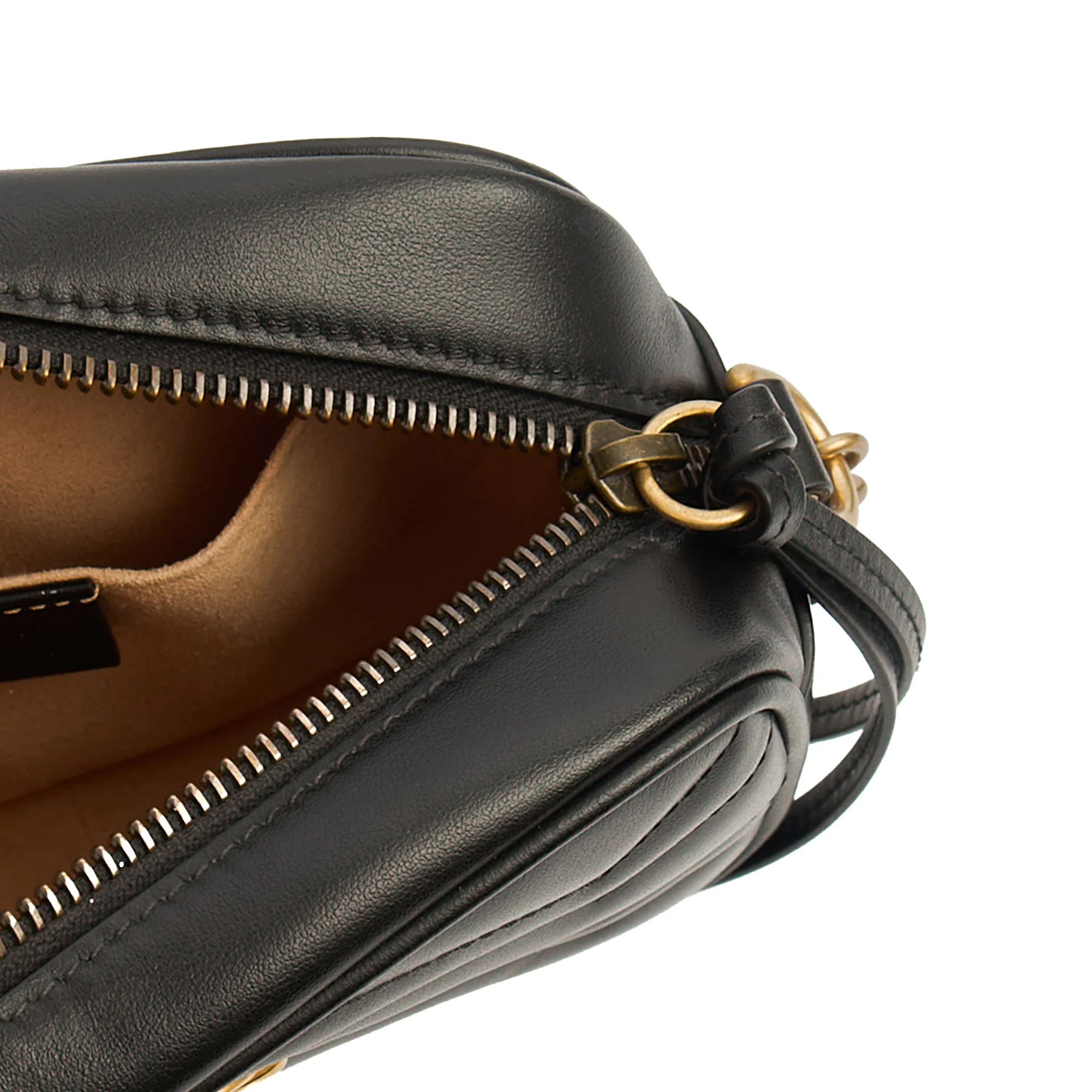 Picture of Gucci Cross Body Marmont Shoulder Bag - Mini in Black, Leather