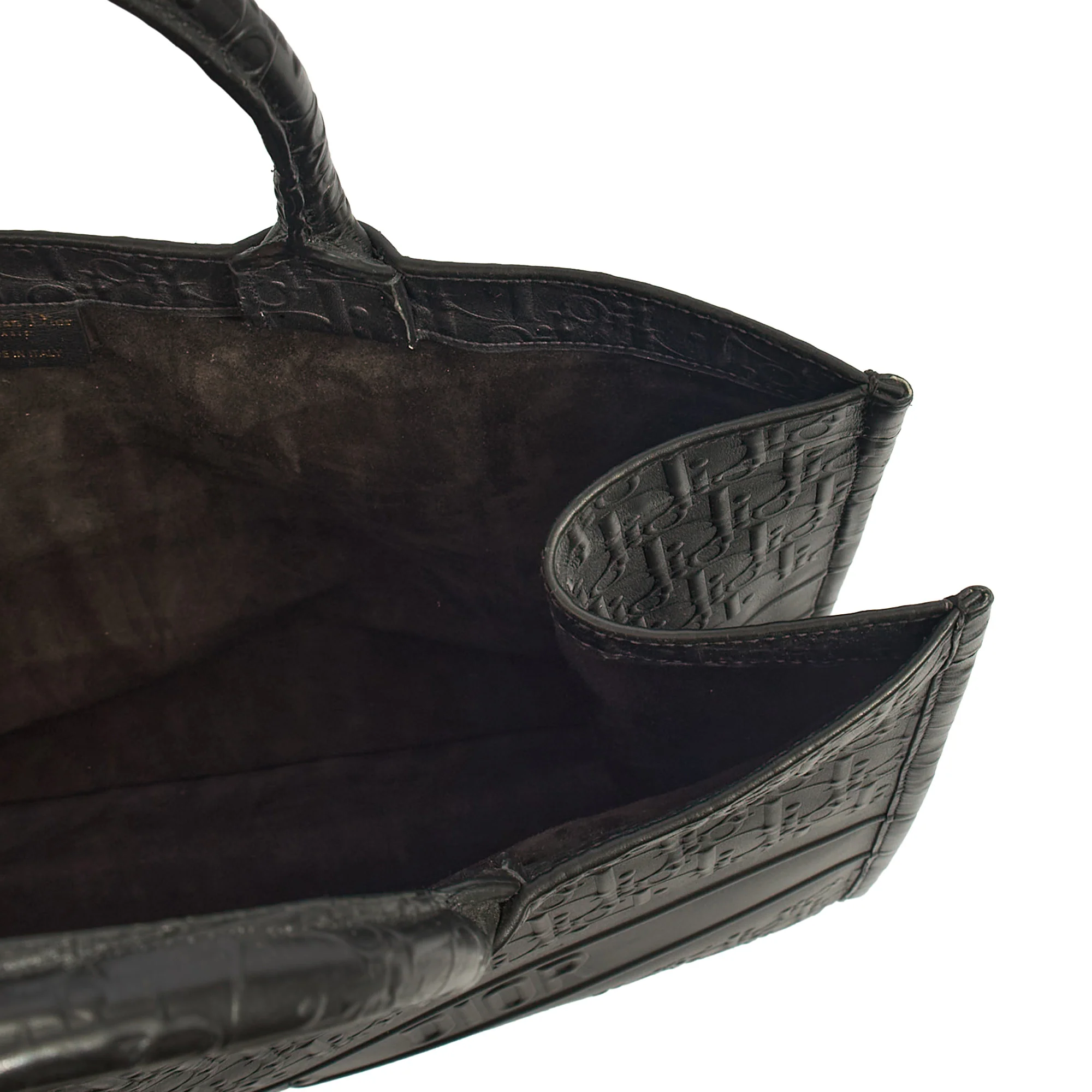 Picture of Christian Dior Tote Book Tote - Large in Black, Leather