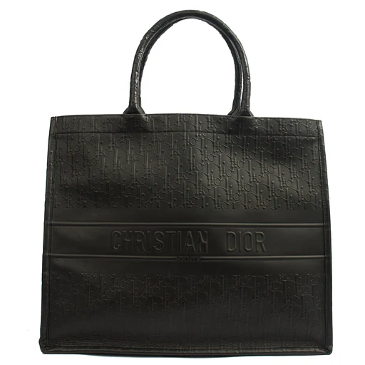 Picture of Christian Dior Tote Book Tote - Large in Black, Leather