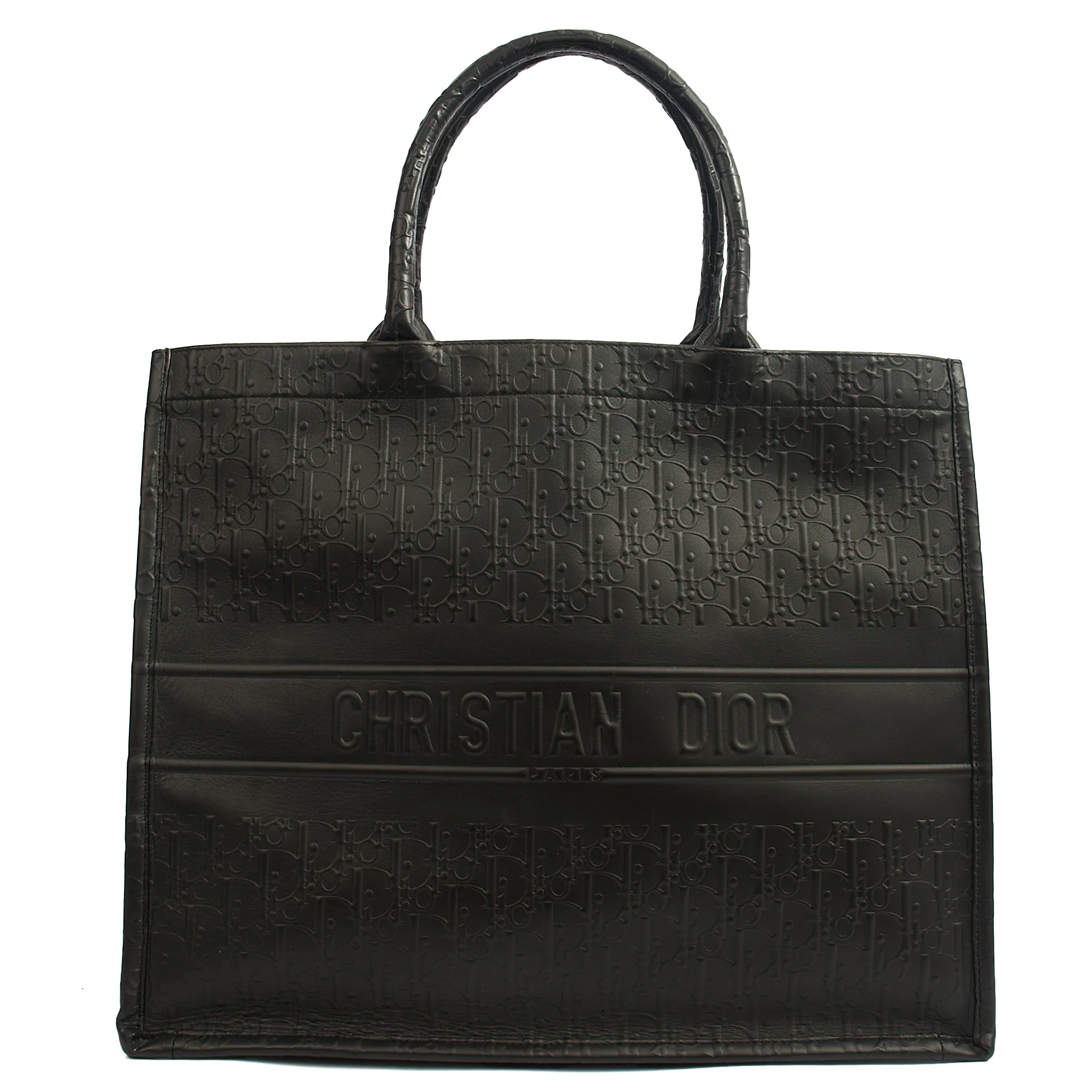 Picture of Christian Dior Tote Book Tote - Large in Black, Leather