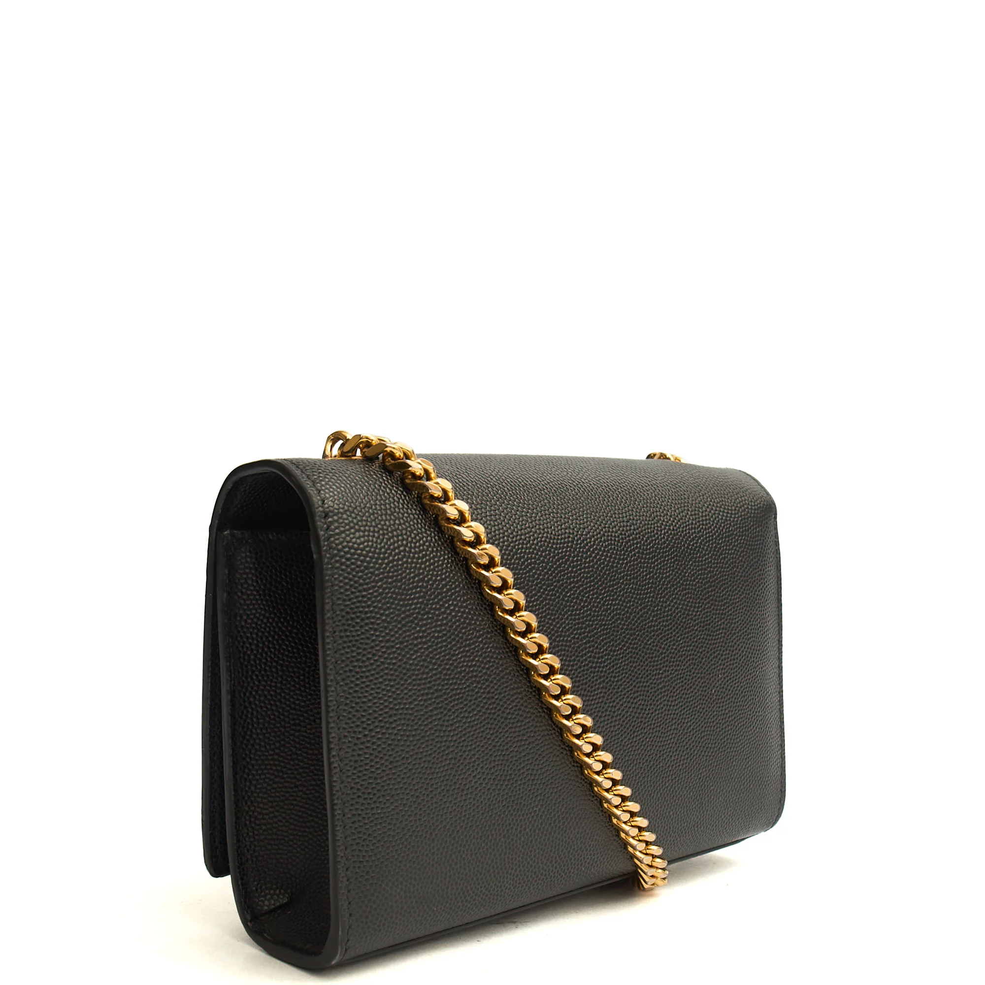 Picture of Saint Laurent Shoulder Bag Kate Small in Black, Calfskin Leather