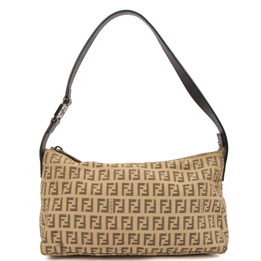 Picture of Fendi Shoulder Bag Vintage Zucca Shoulder Bag in Zucca FF, Canvas