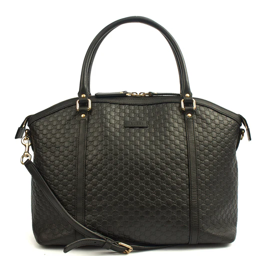 Picture of Gucci Cross Body Guccisima Tote in Black, Guccissima