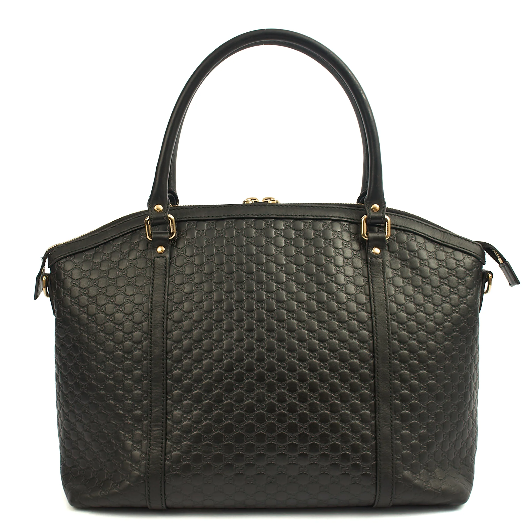 Picture of Gucci Cross Body Guccisima Tote in Black, Guccissima